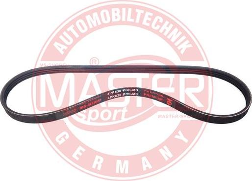 MASTER-SPORT 4PK830-PCS-MS - Cinghia Poly-V www.autoricambi360.it