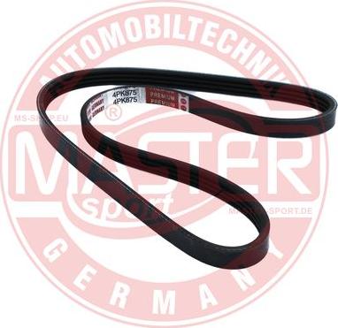 MASTER-SPORT 4PK875-PCS-MS - Cinghia Poly-V www.autoricambi360.it
