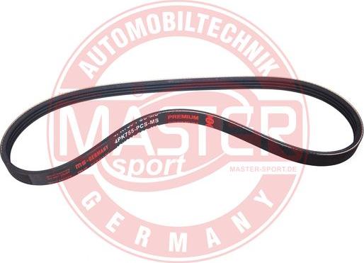 MASTER-SPORT 4PK755-PCS-MS - Cinghia Poly-V www.autoricambi360.it