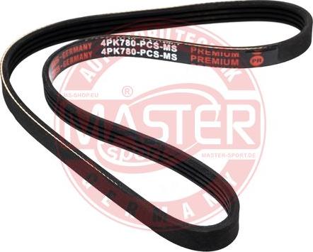 MASTER-SPORT 4PK780-PCS-MS - Cinghia Poly-V www.autoricambi360.it