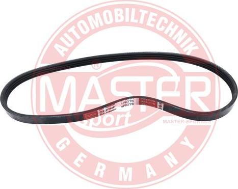 MASTER-SPORT 4PK778-PCS-MS - Cinghia Poly-V www.autoricambi360.it