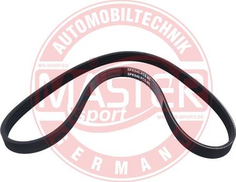 MASTER-SPORT 5PK940-PCS-MS - Cinghia Poly-V www.autoricambi360.it