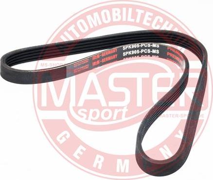 MASTER-SPORT 5PK905-PCS-MS - Cinghia Poly-V www.autoricambi360.it