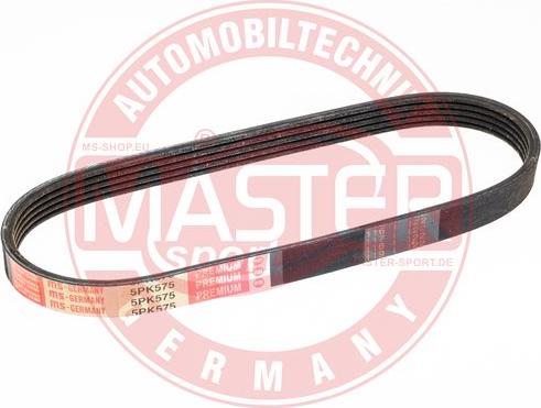 MASTER-SPORT 5PK575-PCS-MS - Cinghia Poly-V www.autoricambi360.it
