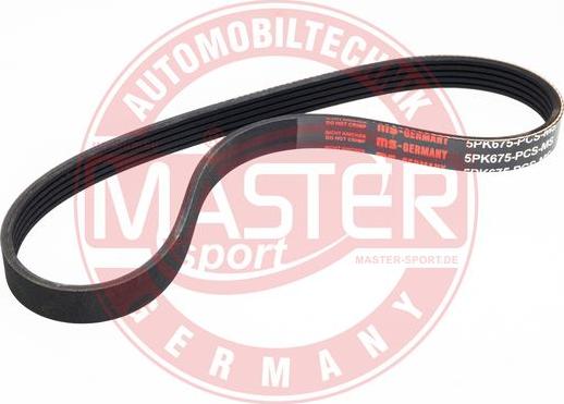 MASTER-SPORT 5PK675-PCS-MS - Cinghia Poly-V www.autoricambi360.it
