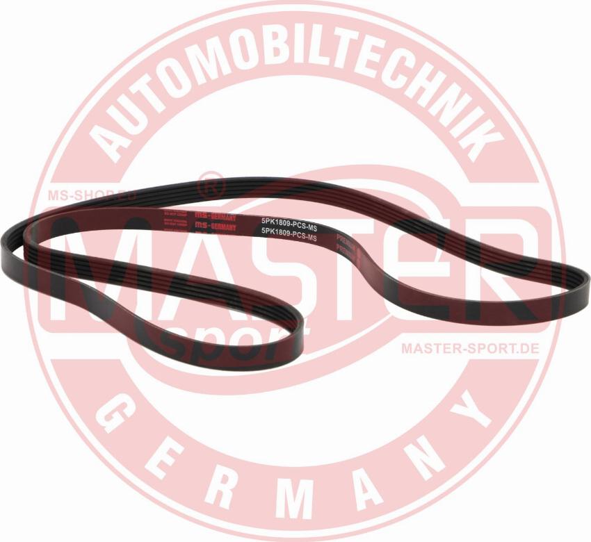 MASTER-SPORT 5PK-1809-PCS-MS - Cinghia Poly-V www.autoricambi360.it