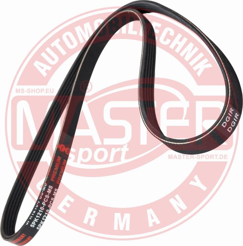 MASTER-SPORT 5PK1210-PCS-MS - Cinghia Poly-V www.autoricambi360.it