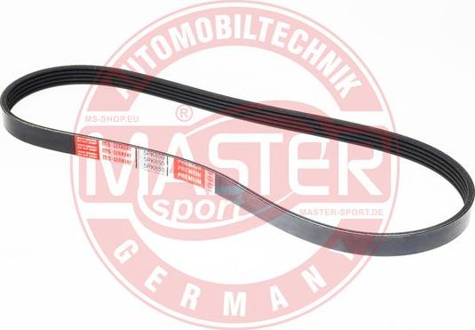 MASTER-SPORT 5PK850-PCS-MS - Cinghia Poly-V www.autoricambi360.it