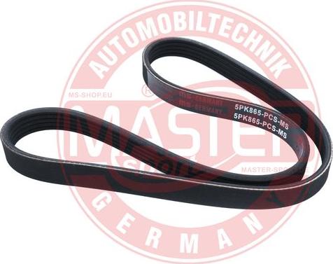 MASTER-SPORT 5PK865-PCS-MS - Cinghia Poly-V www.autoricambi360.it