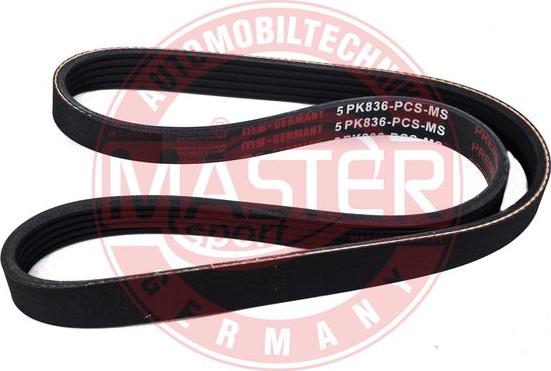 MASTER-SPORT 5PK836-PCS-MS - Cinghia Poly-V www.autoricambi360.it