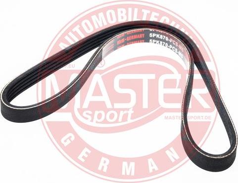 MASTER-SPORT 5PK870-PCS-MS - Cinghia Poly-V www.autoricambi360.it
