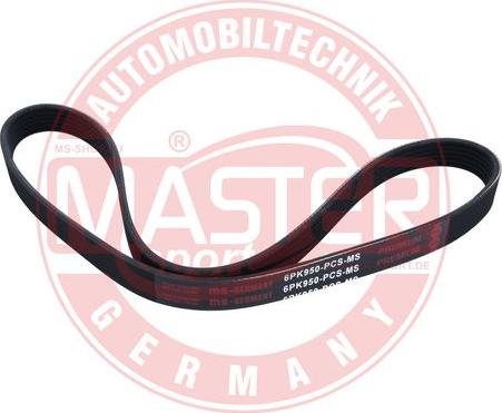 MASTER-SPORT 6PK950-PCS-MS - Cinghia Poly-V www.autoricambi360.it