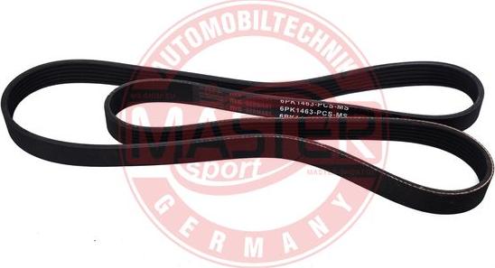 MASTER-SPORT 6PK1463-PCS-MS - Cinghia Poly-V www.autoricambi360.it