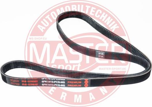 MASTER-SPORT 6PK1413-PCS-MS - Cinghia Poly-V www.autoricambi360.it