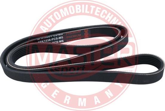 MASTER-SPORT 6PK1538-PCS-MS - Cinghia Poly-V www.autoricambi360.it