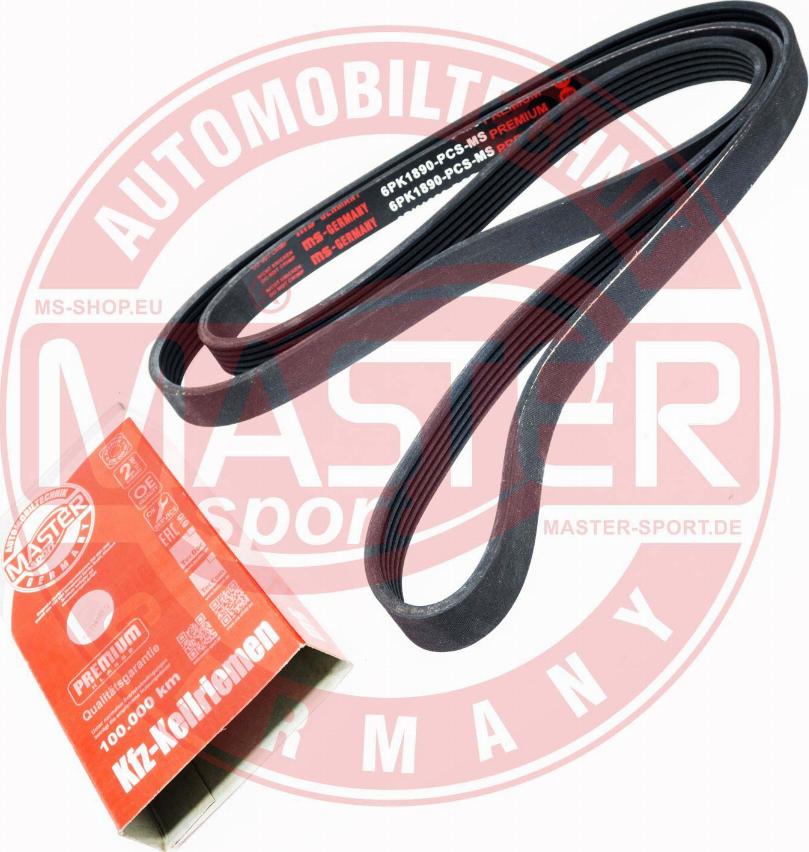 MASTER-SPORT 6PK1890-PCS-MS - Cinghia Poly-V www.autoricambi360.it