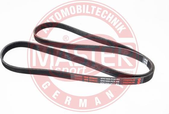 MASTER-SPORT 6PK1800-PCS-MS - Cinghia Poly-V www.autoricambi360.it