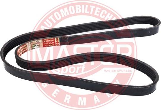 MASTER-SPORT 6PK1360-PCS-MS - Cinghia Poly-V www.autoricambi360.it