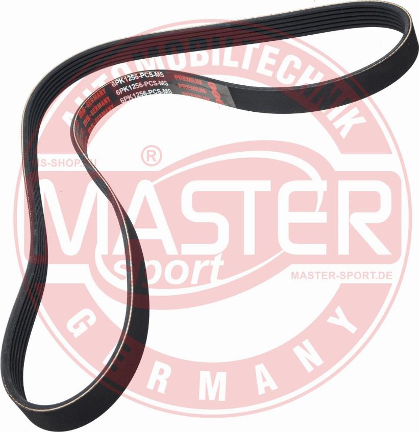 MASTER-SPORT 6PK1256-PCS-MS - Cinghia Poly-V www.autoricambi360.it