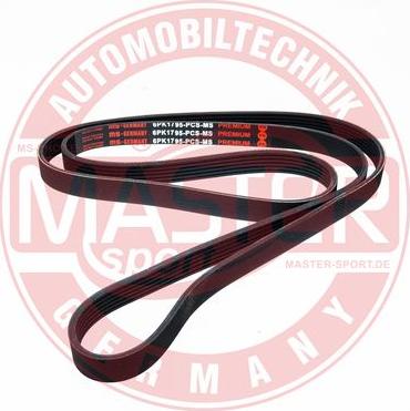 MASTER-SPORT 6PK1795-PCS-MS - Cinghia Poly-V www.autoricambi360.it
