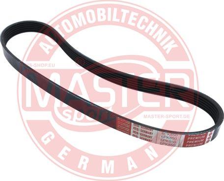 MASTER-SPORT 6PK850-PCS-MS - Cinghia Poly-V www.autoricambi360.it