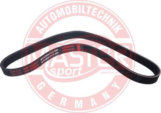MASTER-SPORT 6PK800-PCS-MS - Cinghia Poly-V www.autoricambi360.it