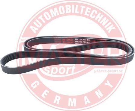 MASTER-SPORT 6PK2196-PCS-MS - Cinghia Poly-V www.autoricambi360.it