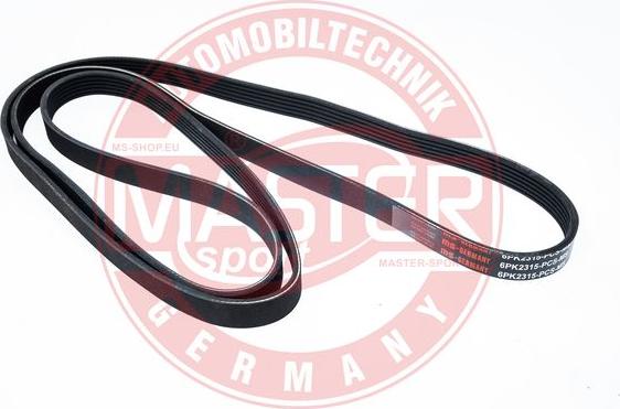 MASTER-SPORT 6PK2315-PCS-MS - Cinghia Poly-V www.autoricambi360.it
