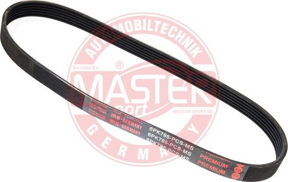 MASTER-SPORT 6PK795-PCS-MS - Cinghia Poly-V www.autoricambi360.it