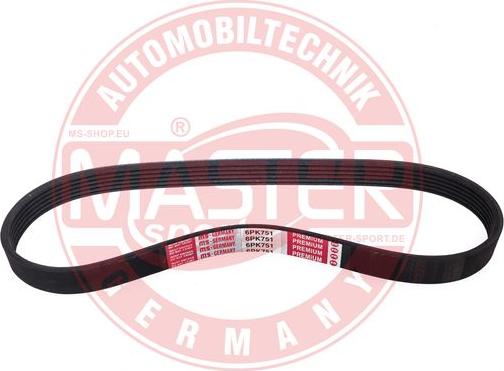 MASTER-SPORT 6PK751-PCS-MS - Cinghia Poly-V www.autoricambi360.it