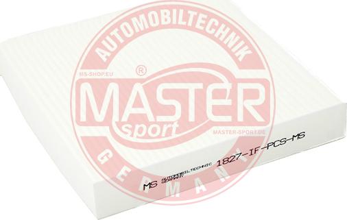MASTER-SPORT 1827-IF-PCS-MS - Filtro, Aria abitacolo www.autoricambi360.it