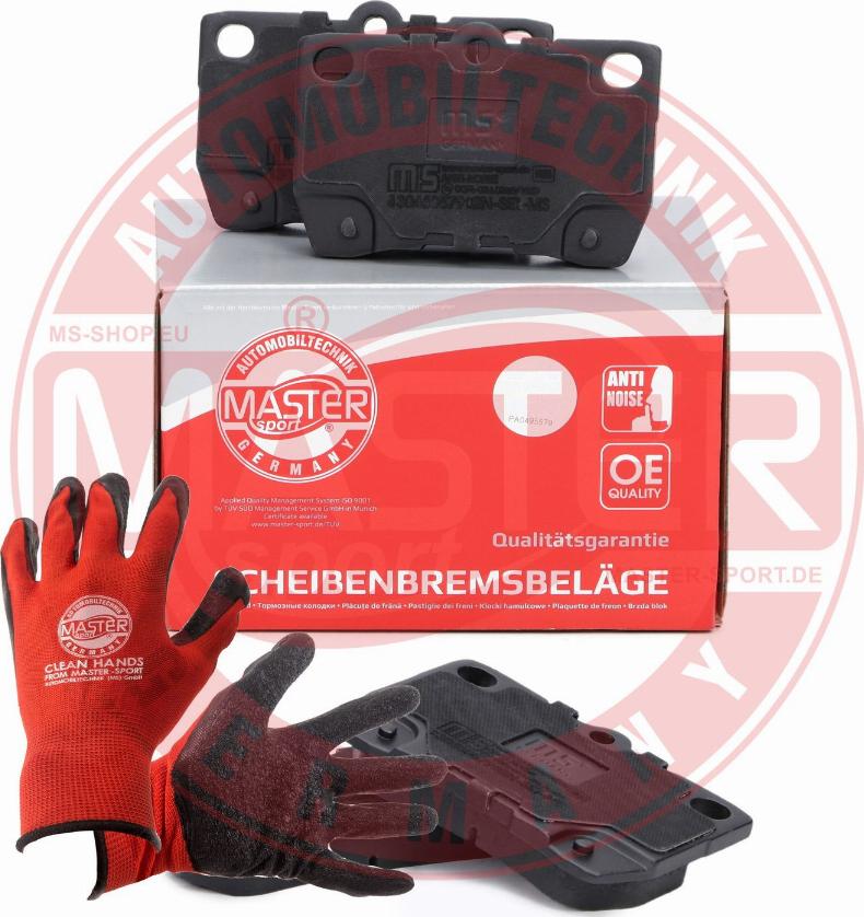 MASTER-SPORT 13046057902N-SET-MSP - Kit pastiglie freno, Freno a disco www.autoricambi360.it