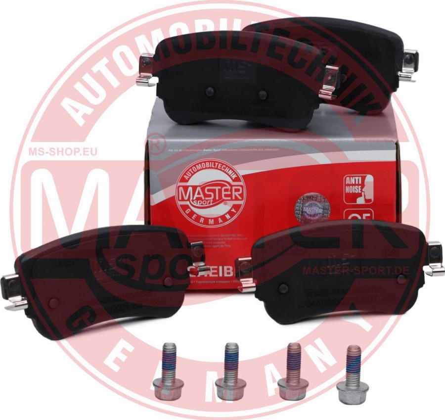 MASTER-SPORT 13046026322N-SET-MS - Kit pastiglie freno, Freno a disco www.autoricambi360.it