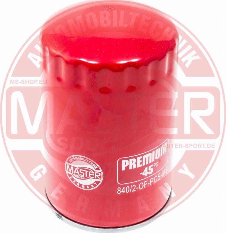 MASTER-SPORT 840/2-OF-PCS-MS - Filtro olio www.autoricambi360.it