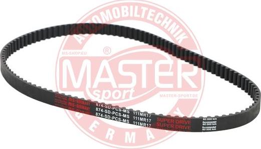 MASTER-SPORT 874-SD-PCS-MS - Cinghia dentata www.autoricambi360.it