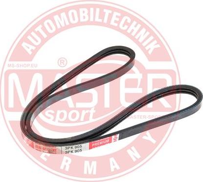 MASTER-SPORT 3PK905-PCS-MS - Cinghia Poly-V www.autoricambi360.it