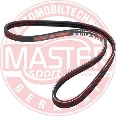 MASTER-SPORT 3PK735-PCS-MS - Cinghia Poly-V www.autoricambi360.it