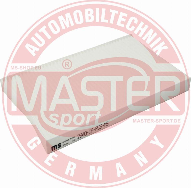 MASTER-SPORT 2940-IF-PCS-MS - Filtro, Aria abitacolo www.autoricambi360.it