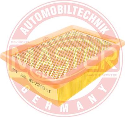 MASTER-SPORT 25100-LF-PCS-MS - Filtro aria www.autoricambi360.it