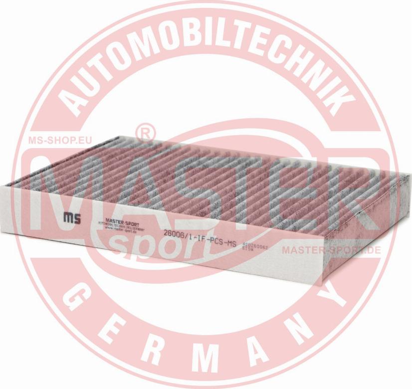 MASTER-SPORT 26006/1-IF-PCS-MS - Filtro, Aria abitacolo www.autoricambi360.it