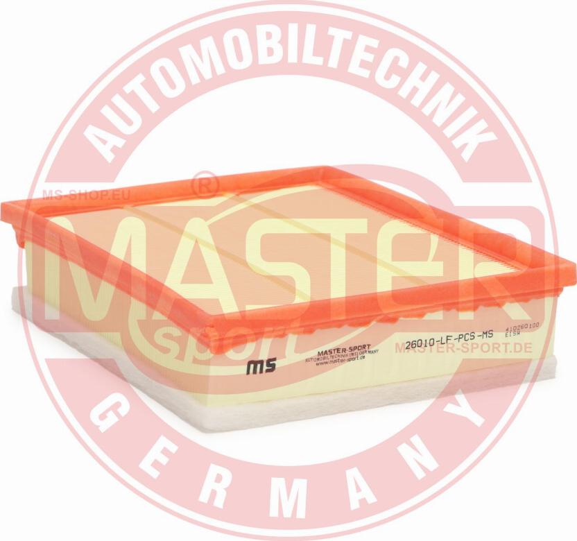 MASTER-SPORT 26010-LF-PCS-MS - Filtro aria www.autoricambi360.it