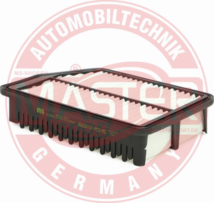 MASTER-SPORT 26022-LF-PCS-MS - Filtro aria www.autoricambi360.it