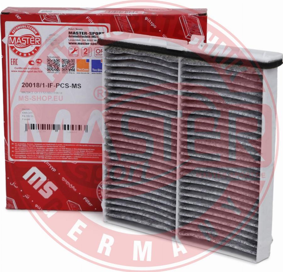 MASTER-SPORT 20018/1-IF-PCS-MS - Filtro, Aria abitacolo www.autoricambi360.it