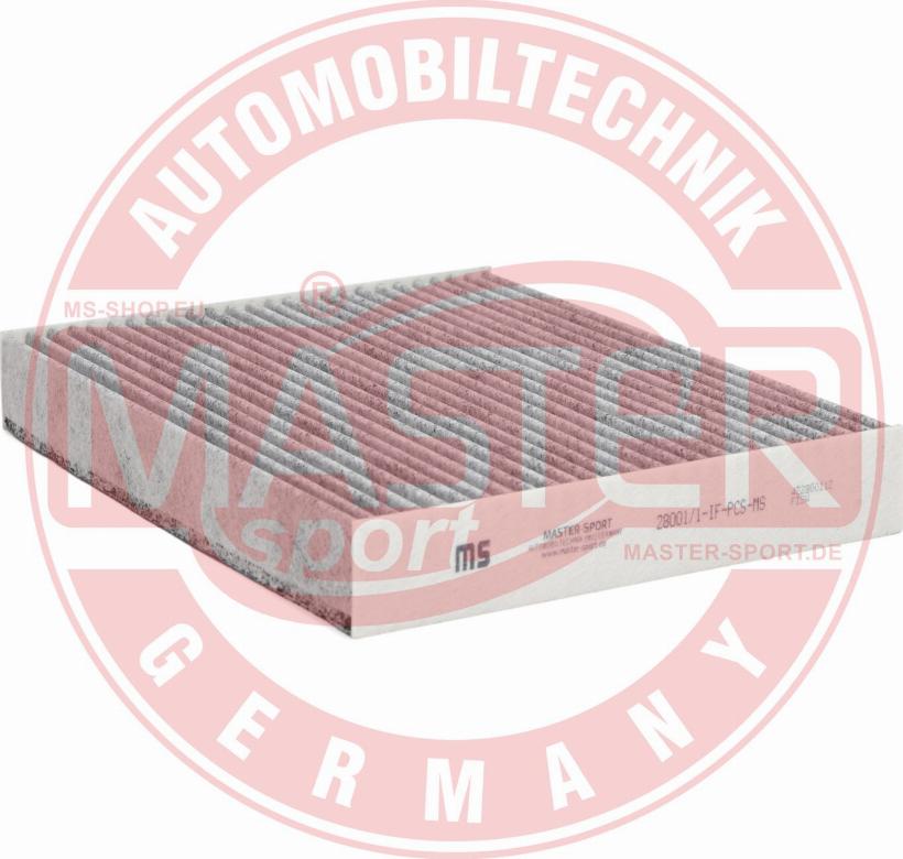 MASTER-SPORT 28001/1-IF-PCS-MS - Filtro, Aria abitacolo www.autoricambi360.it