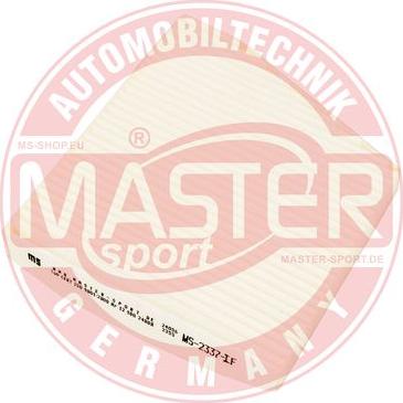 MASTER-SPORT 2337-IF-PCS-MS - Filtro, Aria abitacolo www.autoricambi360.it