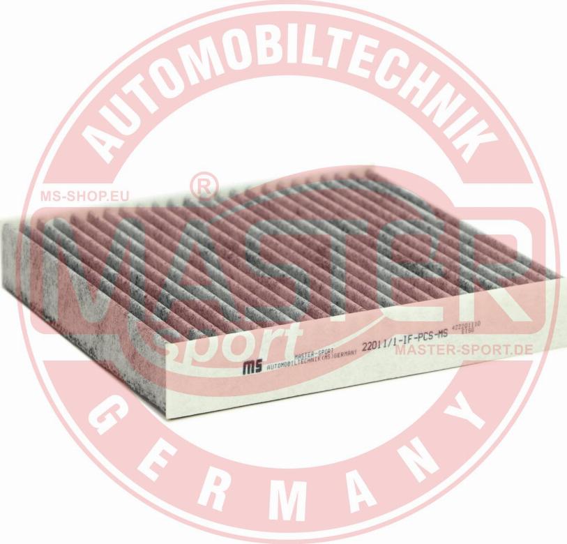 MASTER-SPORT 22011/1-IF-PCS-MS - Filtro, Aria abitacolo www.autoricambi360.it