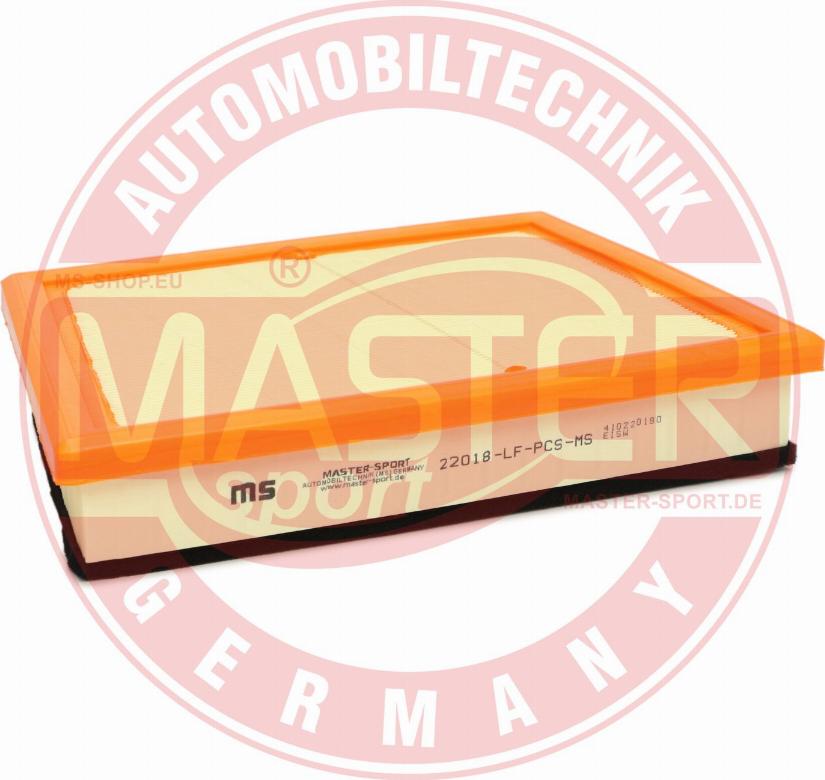 MASTER-SPORT 22018-LF-PCS-MS - Filtro aria www.autoricambi360.it
