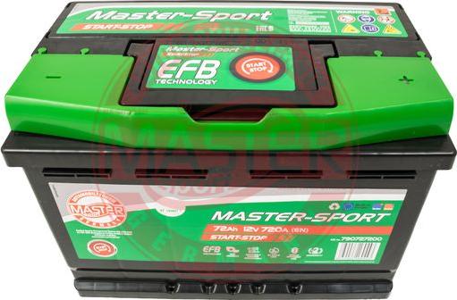 MASTER-SPORT 790727200 - Batteria avviamento www.autoricambi360.it