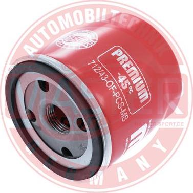 MASTER-SPORT 712/43-OF-PCS-MS - Filtro olio www.autoricambi360.it