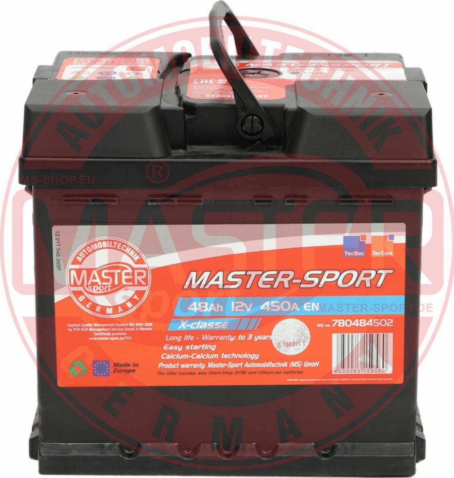 MASTER-SPORT 780484502 - Batteria avviamento www.autoricambi360.it
